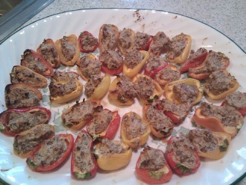 Mini stuffed pepper appetizers