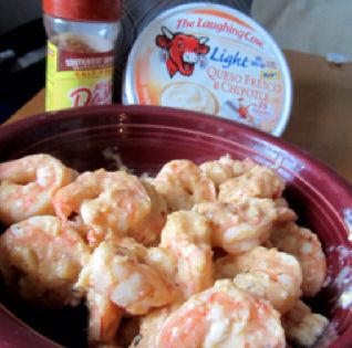 Shrimp with Queso Fresco and Chipotle