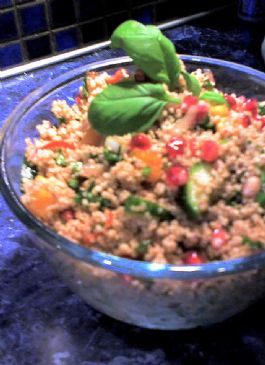 Couscous Salad with Mango and Pomegranates