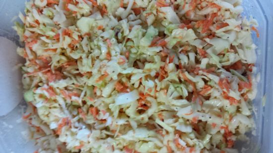 Honey Greek Yogurt Slaw