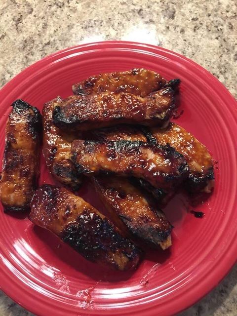 Air fryer BBQ Ribs