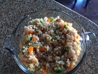 Quinoa Walnut Feta Salad