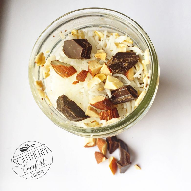 Almond Joy Overnight Oats