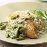 Chicken and Asparagus with Melted Gruyere