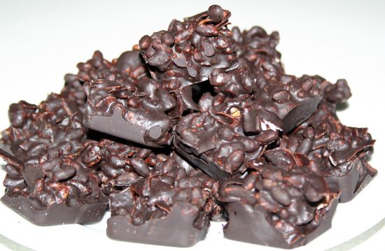 Walnut Coconut Crispy Chocolates