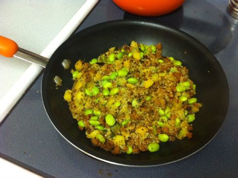 Spicy Soyrizo and Vegetable Quinoa