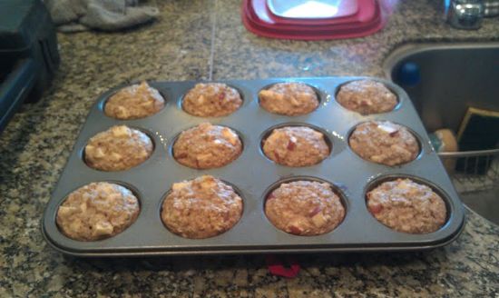 Apple Cinnamon Protein Muffins (from Little B)