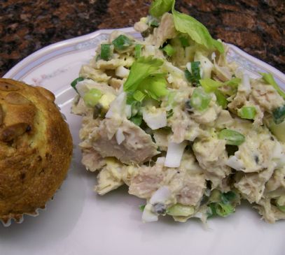Tuna Salad with Green Onions and Light Mayo