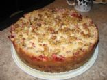 Strawberry Streusel Cheesecake