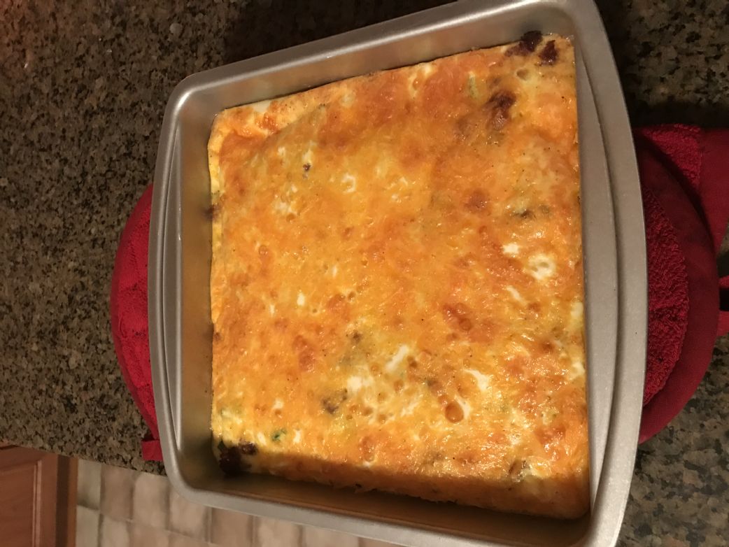 Keto sausage egg casserole recipe (no heavy cream)