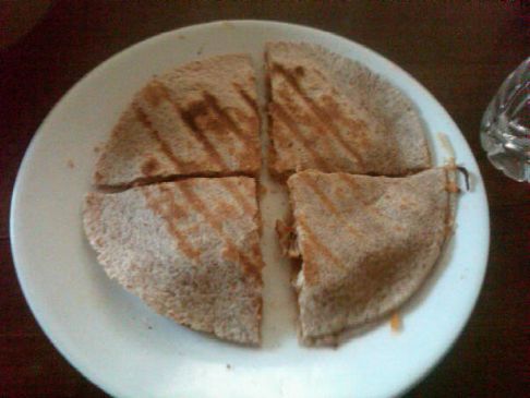 Under 500 calorie George Foreman Grill Quesadillas