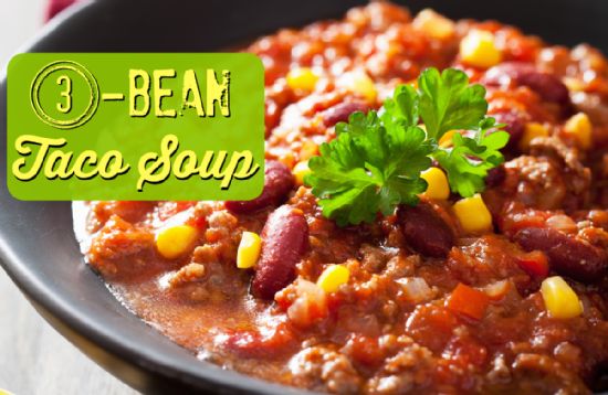 Three-Bean Taco Soup