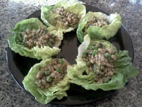 Sauted Tempeh Lettuce Cups (wraps)