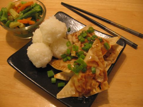 Asian dumplings - (1 dumpling) (losingjess)