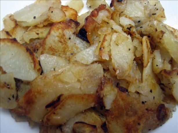Potatoes and Onion Pan Fried
