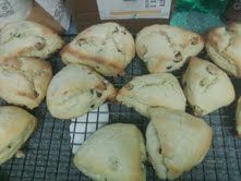 Rich Cranberry scones