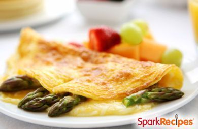 Light Asparagus Omelet