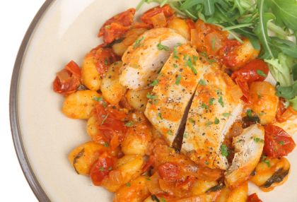 Slow Cooker Provencal Chicken and Beans