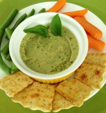 Basil and Lemon Hummus