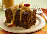 Yoplait Ginger Cake with Caramel-Apple Topping