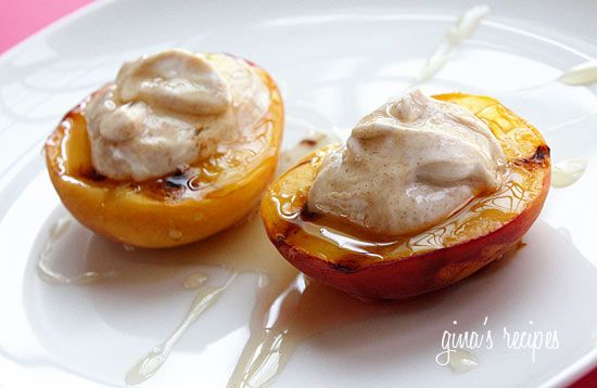 Grilled Peach Desert