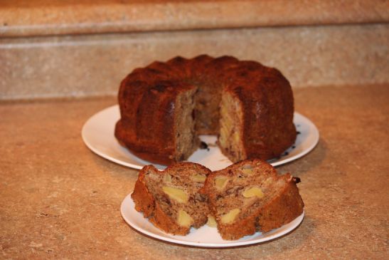 apple cranberry sauce cake