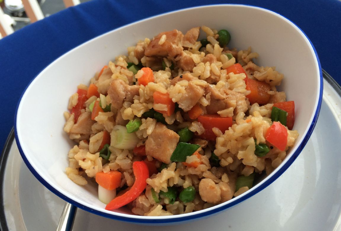 Chicken Fried Rice (brown rice)