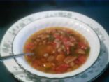 White Bean Soup with Peppers and Bacon (Revised)