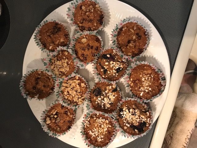 Marybeth's Low Carb./Gluten Free Oatmeal Muffins