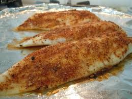 Baked Tilapia with Spicy Cajun Rice