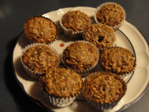 Whole Wheat Flax'N Apple Muffins