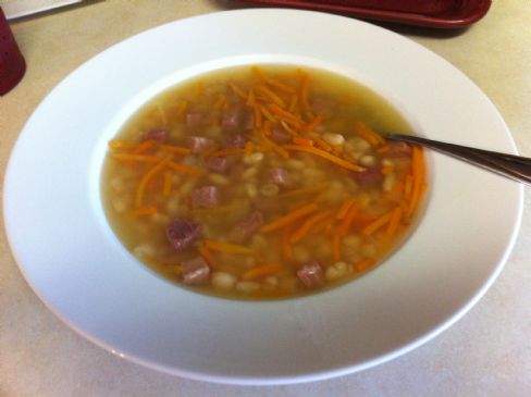 Pressure Cooker Bean and Ham Soup