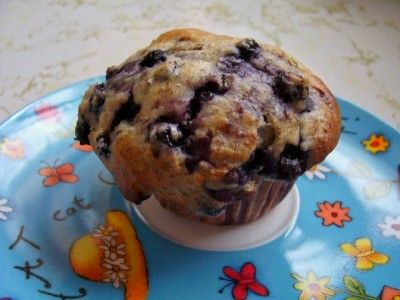 Blueberry Flax muffins