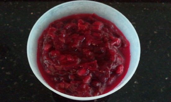 Cranberry-Pomegranate Relish