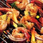 Chipotle Shrimp and Pineapple Kabobs **Low Fat