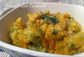 Broccoli, Cheese and Rice Casserole from Wanda