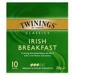 Morning Tea: Irish Breakfast (8oz, sugar-2tsp, cream-3oz)