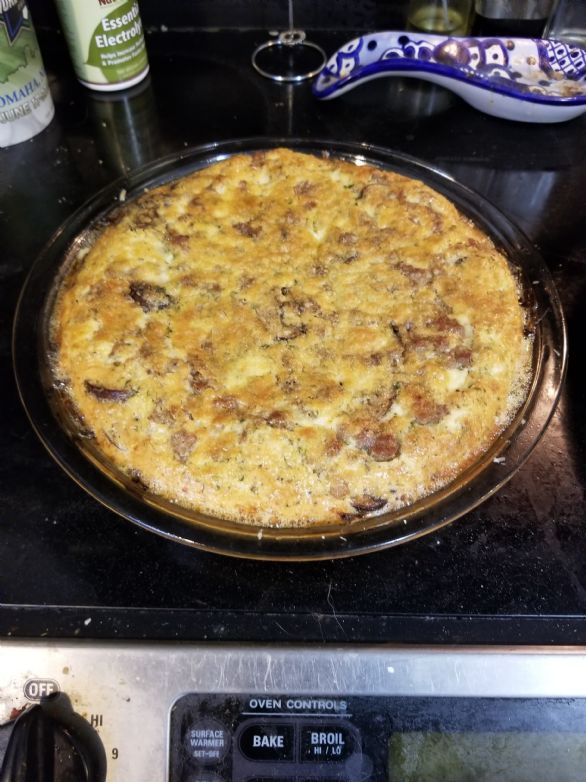 Zucchini-Crust Quiche