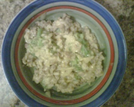 Meaty and Cheesy Broccoli Rice Casserole