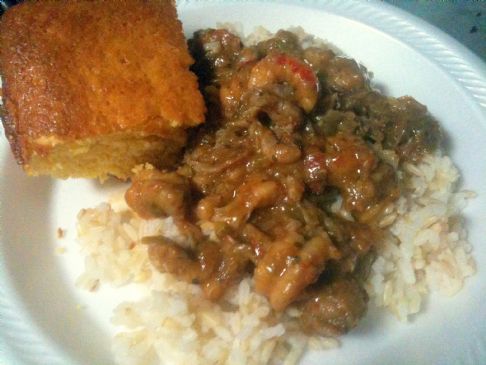 Crawfish Etoufee (1 cup serving size)