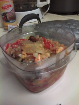 Roasted Tomato, Mushroom, and Cauliflower Quinoa