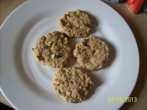 NO EGG GREEN APPLE,CRAISINS,TOFFEE,OATMEAL COOKIES