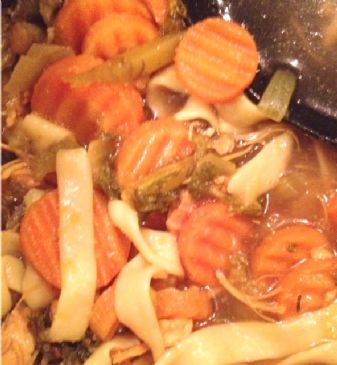 Low Carb Chicken Noodle Soup