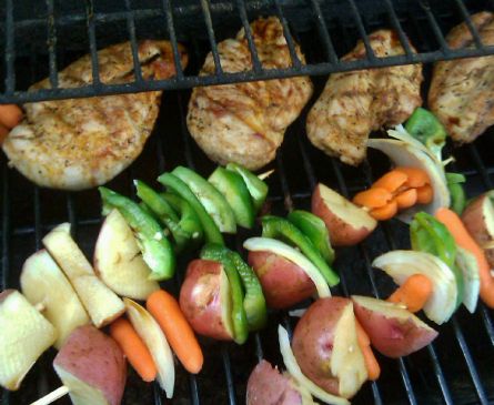 Yummy Grilled Chicken and Veggies