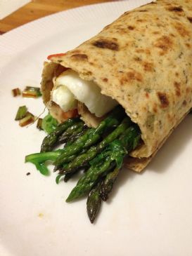 Asparagus and Egg Breakfast Roll-up