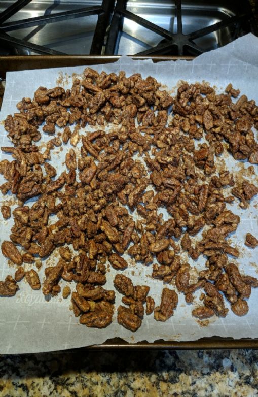 Oven Roasted Cinnamon Pecans