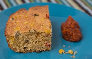 Sweet and Spicy Cornbread with Chipotle-Honey Butter