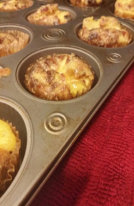 Breakfast Egg Cups - Bacon Cheese flavor