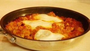 moroccan kefta tagine with eggs