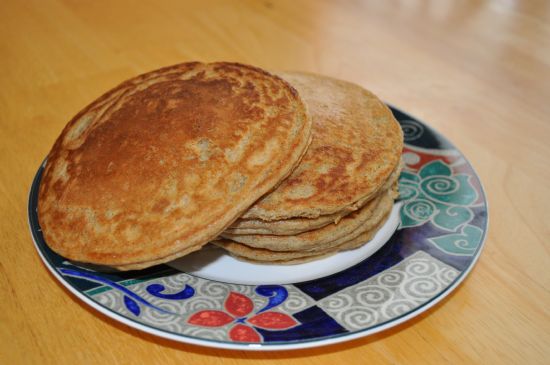 Soy Flour Pancakes! Yummy!!